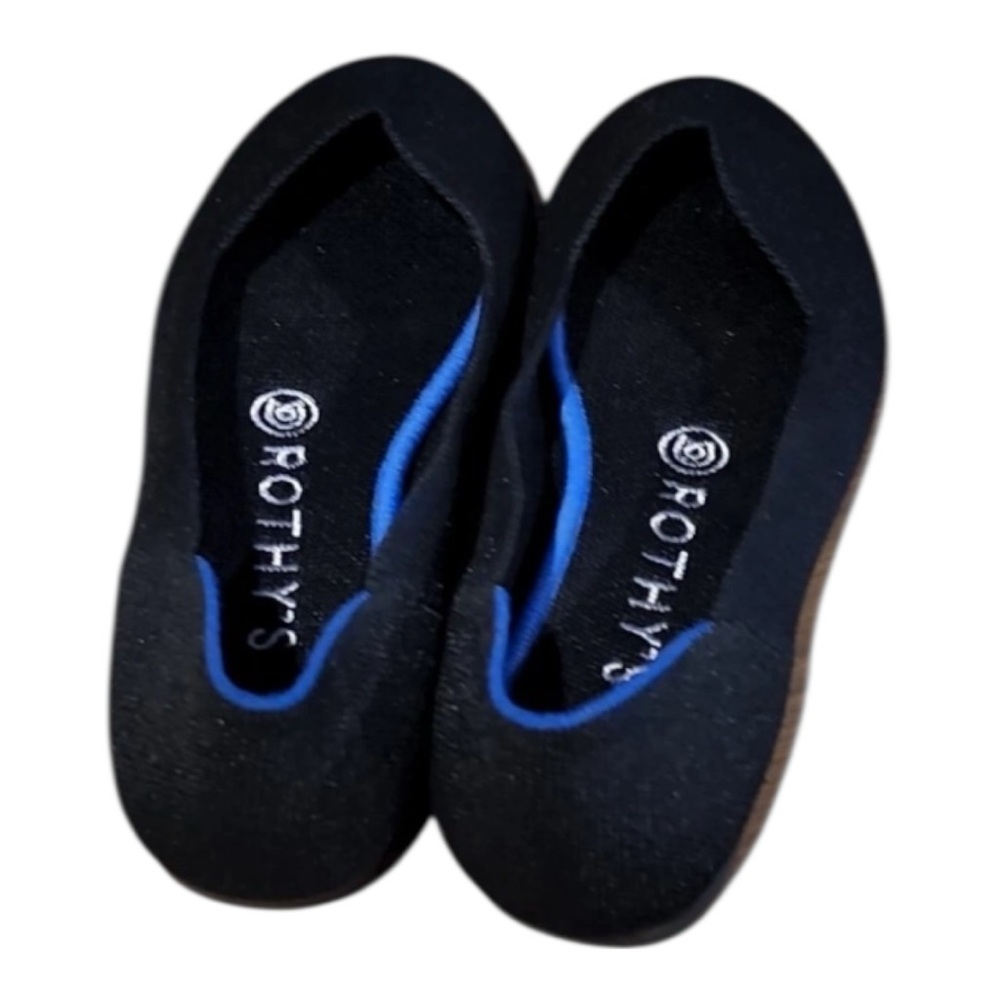 Rothy’s Women’s The Flat Round Toe in Black Size 10 EUC - Picture 3 of 13